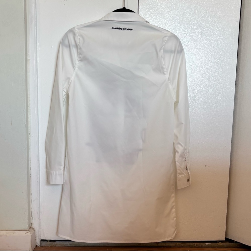 Maniere De Voir Shirt Dress No More Drama Size 6 - Picture 5 of 16